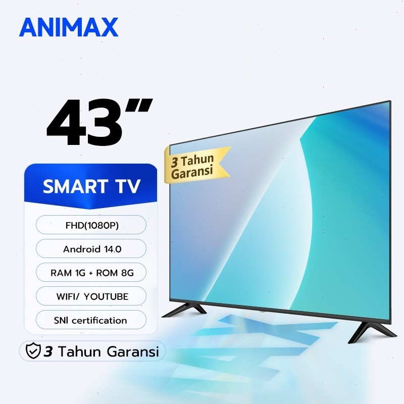 LS Animax Smart TV Android 32 inch 43 inch Digital TV LED 32 Inch Android TV LED Televisi LED FHD Yo
