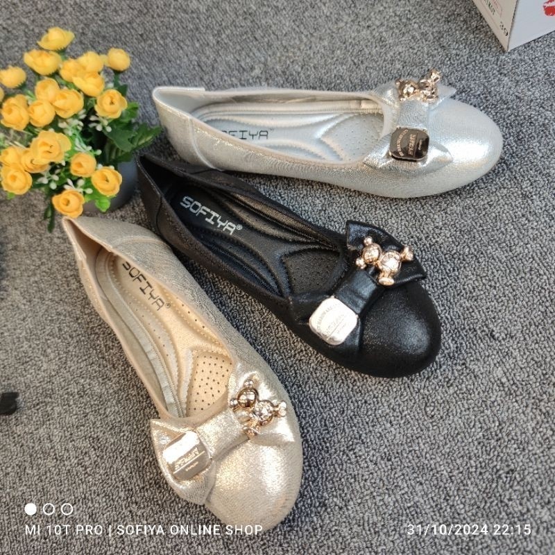 SOFIYA ORI 2086 3 SEPATU FLATSHOES FASHION WANITA IMPORT IMPOR / SEPATU PESTA / PARTY / SEPATU HANTA