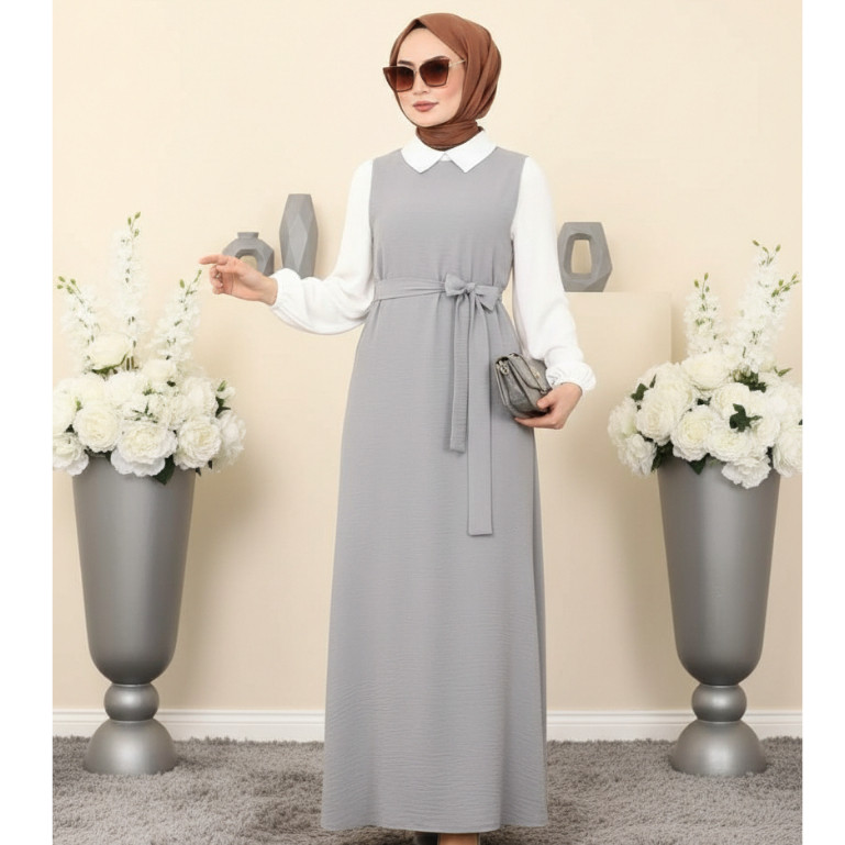 ADINDA ROMPI MODEL TERLARIS LEBARAN GAMIS BAJU TREND MASAKINI