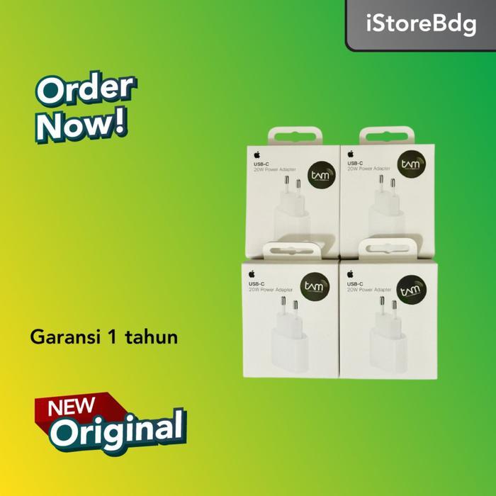aramsam mart Apple 20W USB-C Power Adapter Charger iPhone Original TAM / iBox