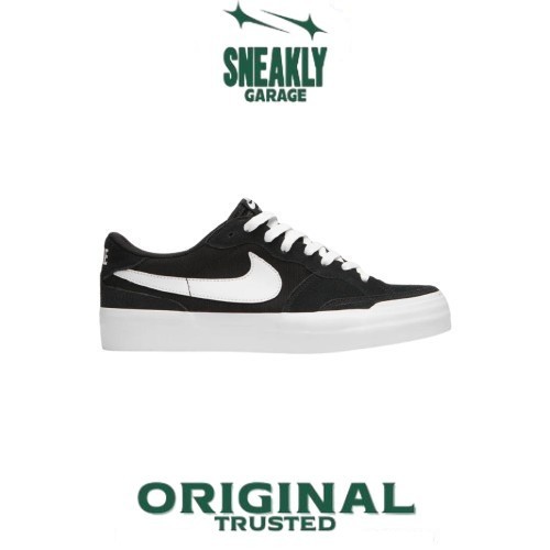 Sepatu Nike SB Pogo Plus Black White  Sneakers Unisex
