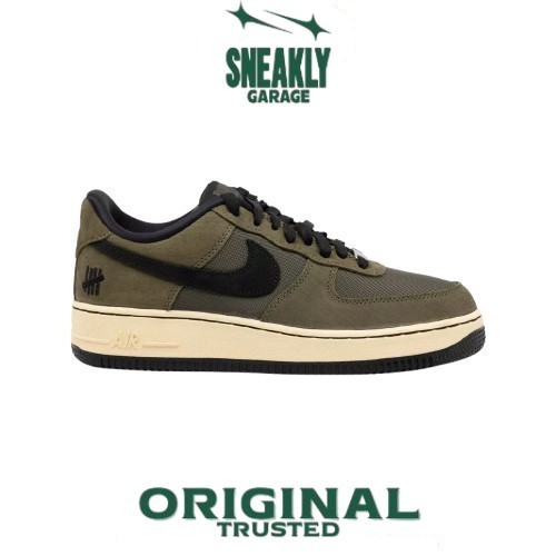 Sepatu Undefeated X Nike Air Force 1 Low Ballistic Cargi Khaki  Sneakers Unisex