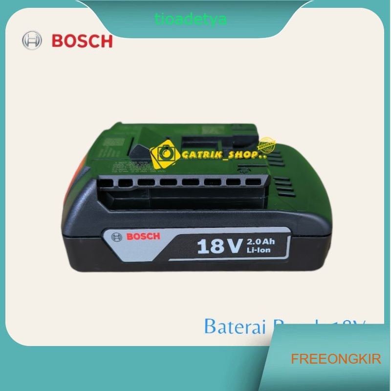 Baterai Bosch 18V 2.0ah Baterai Cordless Bosch 18V Batere Bosch (Ori)