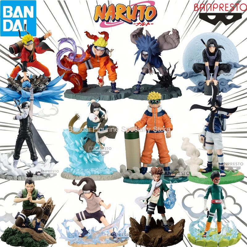 Bandai Naruto Memorable Saga Series Uzumaki Naruto Uiha Sasuke Uiha Itai Nara Shikamaru Figure Model