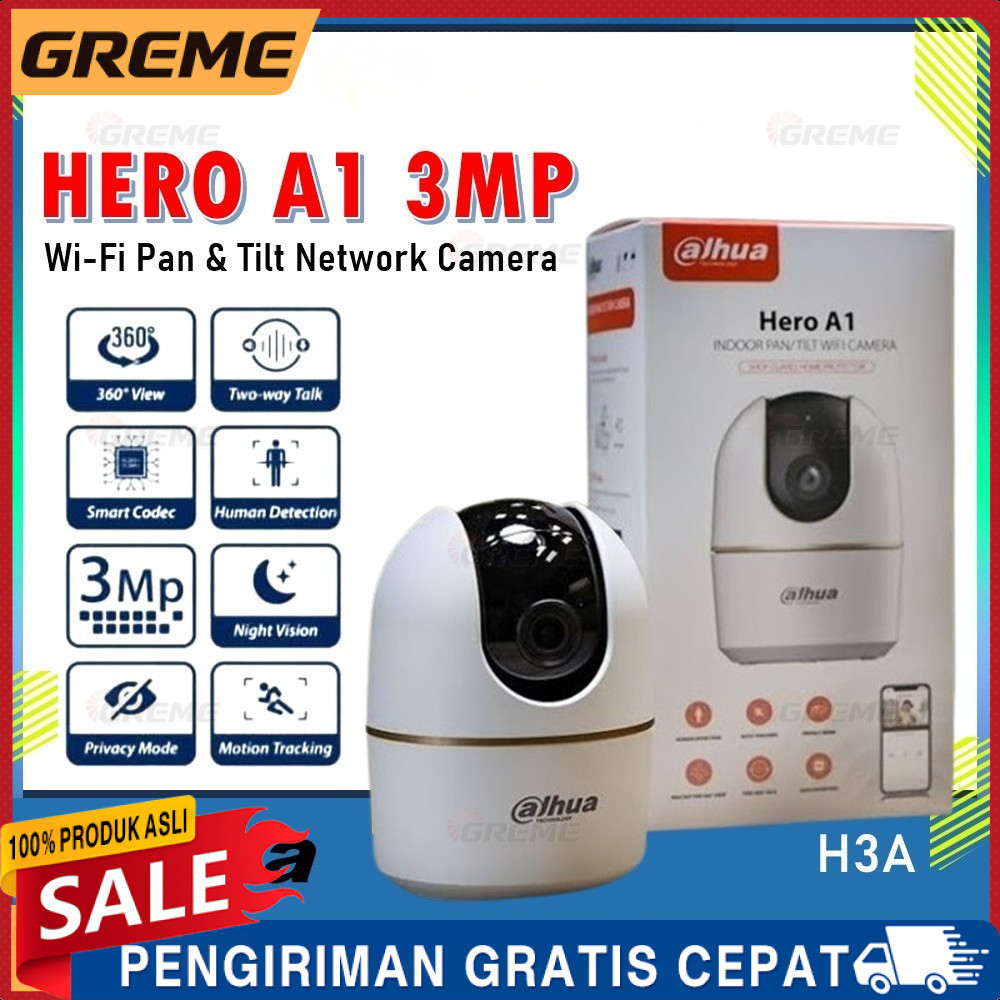 Wifi Camera CCTV DAHUA HERO A1 3mp Trinity