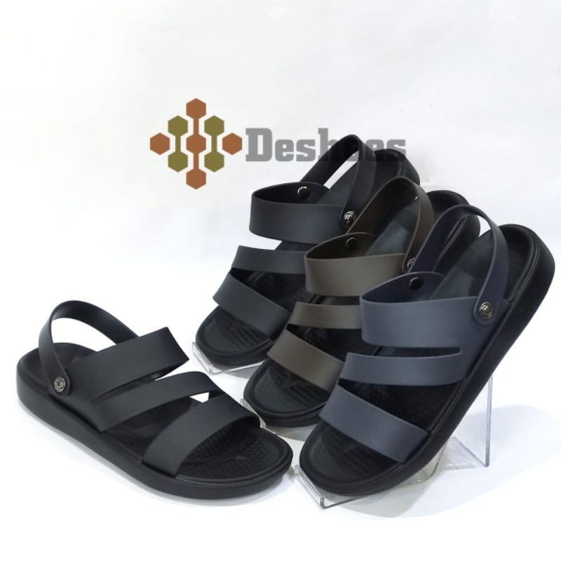 LUOFU E 6181 SIZE 34-44 ORIGINAL l Sandal Selop Z Tali jelly unisex l Sendal selop tali cewek cowok 