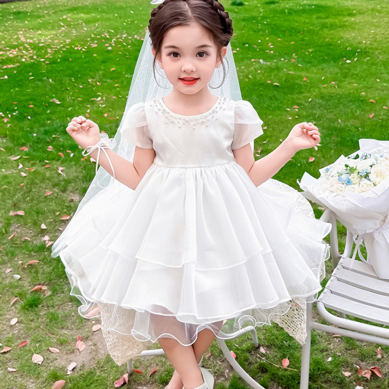 Mentari Kecil Gaun putri untuk anak perempuan, gaun pengiring pengantin, gaun pengantin