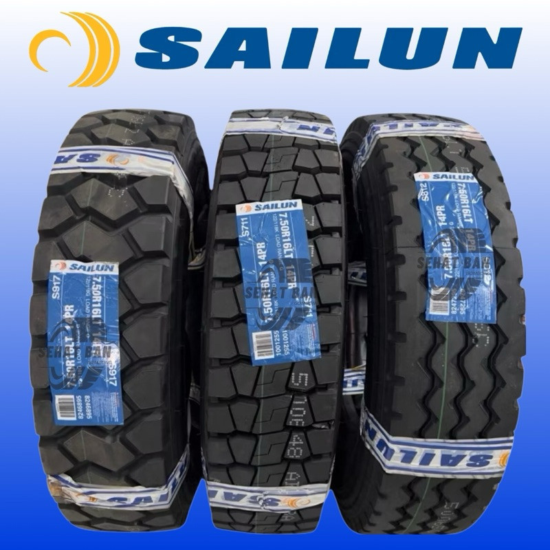 BAN TRUK KAWAT SAILUN 750 16 SET (BAN LUAR + BAN DALAM + FLAP)