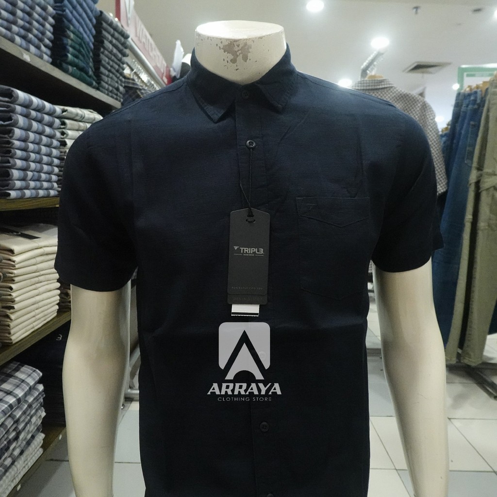 TRIPLE JEANS Kemeja Short Sleeve SS.543 1225