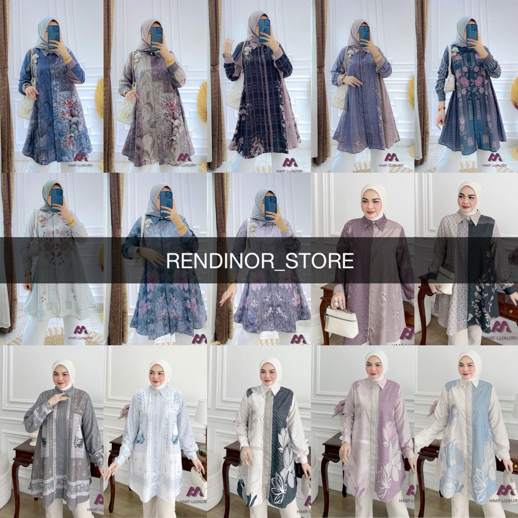 HMF MAYRA TUNIK ATASAN BY HMF LUXURY SIGANTURE PRINTING