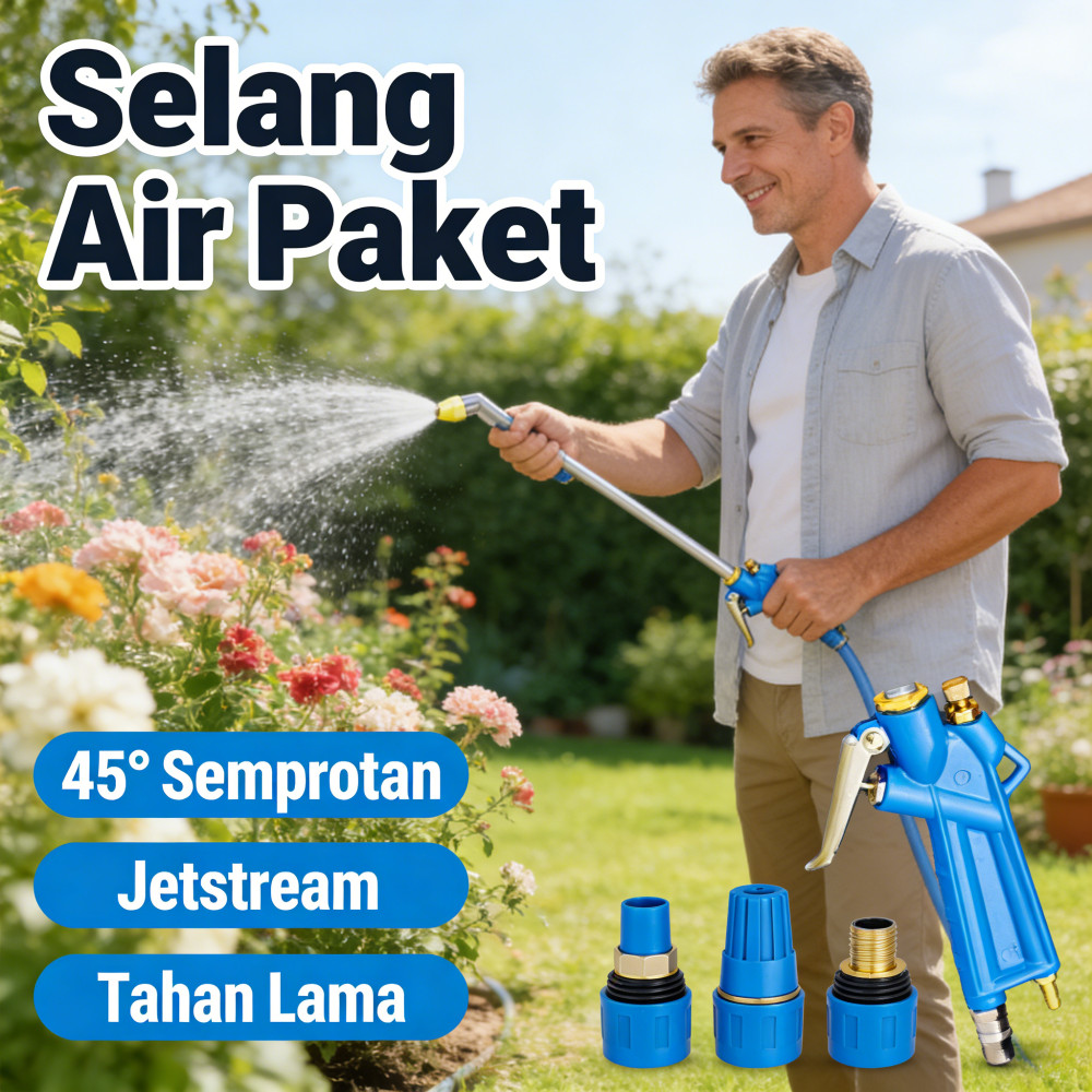 Tanaman Siram Selang Plus Paket Cuci Mobil Air Semprotan Selang Semprotan Kepala