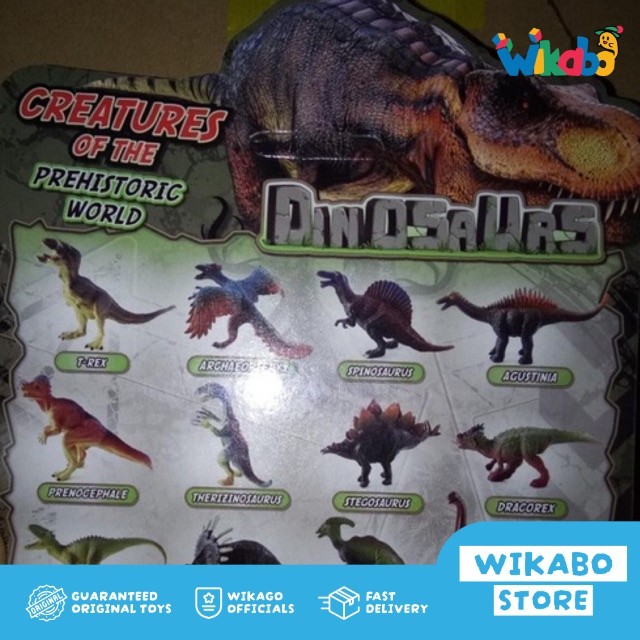 Emco Dinosaurs AGUSTINIA , THERIZINOSAURUS , ARCHAEOPTERYX , PRENOCEPHALE , DRACOREX , SPINOSAURUS F