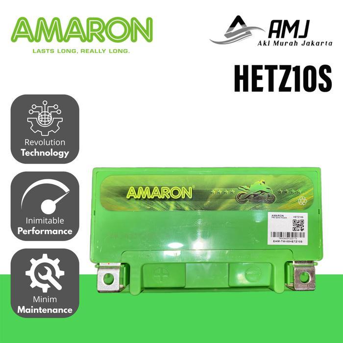 Amaron Aki Motor Suzuki GSX R600 / GSX 750P Inazuma ETZ10S - 9Ah Aki Kering