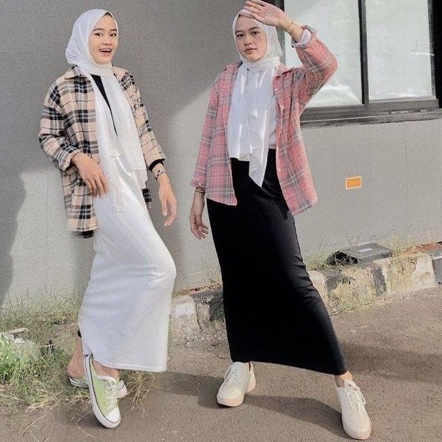 Rok Span Knitted / rok span tanpa belahan / rok span skirt hitam / rok span scuba/Terbaru