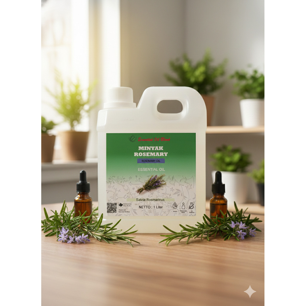 1 Liter Minyak Rosemary Essential Oil - Minyak Esensial Rosemary Aromaterapi