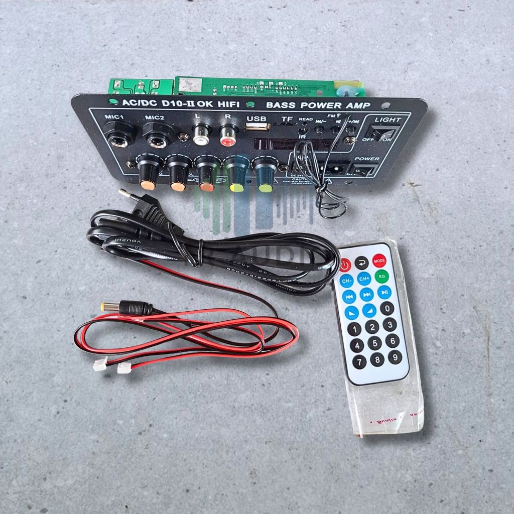 Modul Audio D10 Plus Bluetooth MP3 untuk Karaoke dan Speaker Aktif