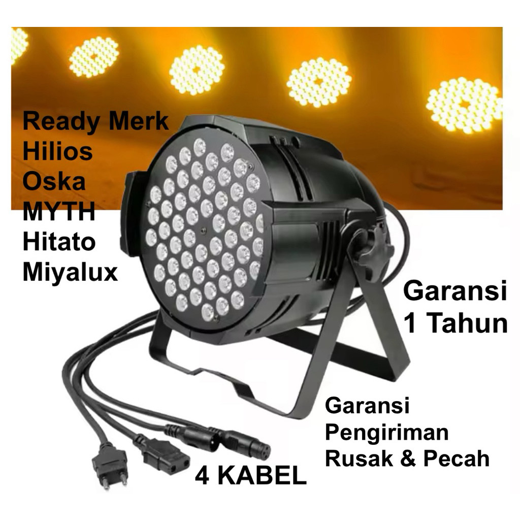 Lampu Par Led 54 Full Color Lampu Par Led 54x3w Lampu Par 54 Lampu Parled Panggung Lampu Disco Pangg