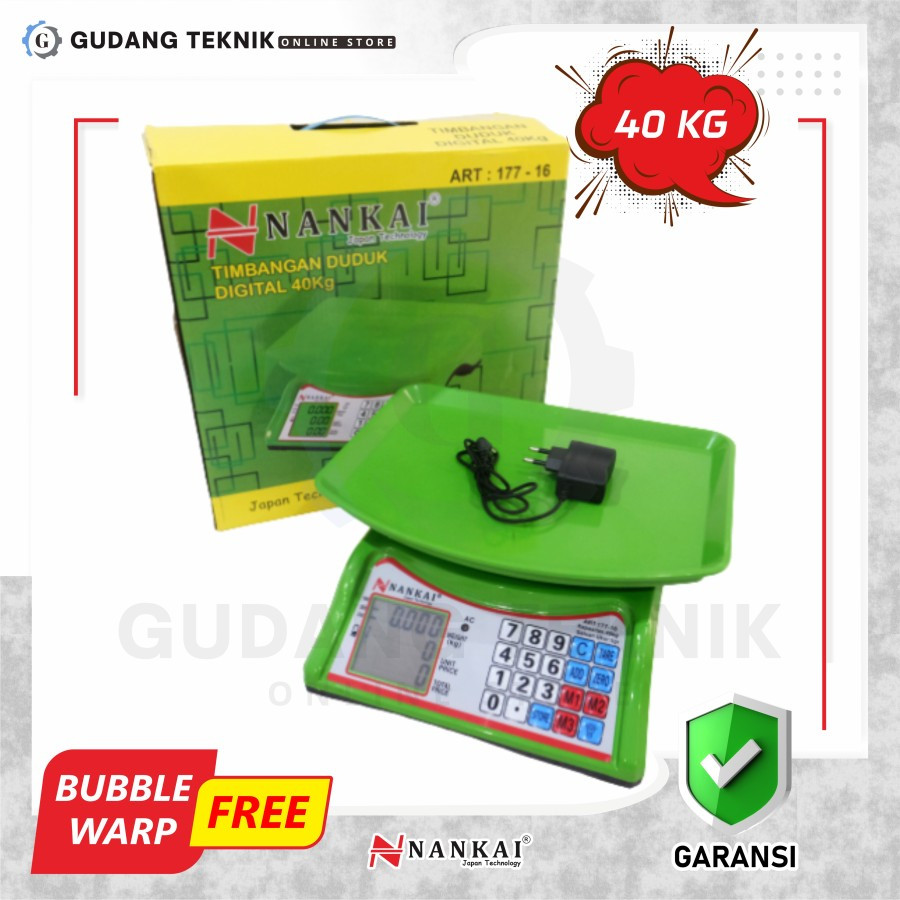 Timbangan Duduk Digital 40KG NANKAI / Timbangan ACS DIGITAL NANKAI 40 KG