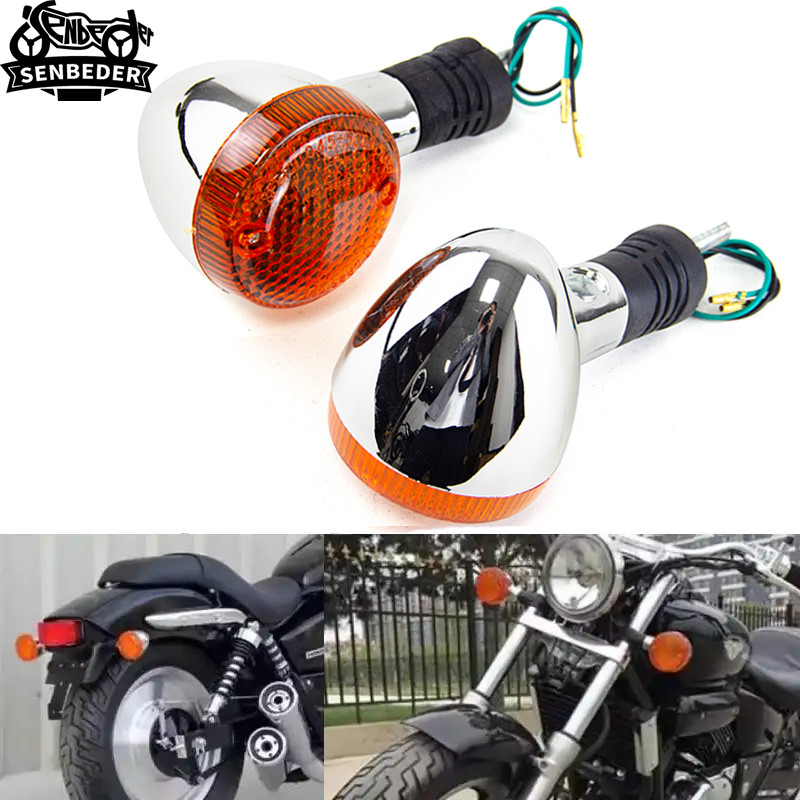Motorcycle Rear Turn Signal Light Incators Lamp For Honda Magna 250 750 Steed 400 600 VT400 VT600 VT