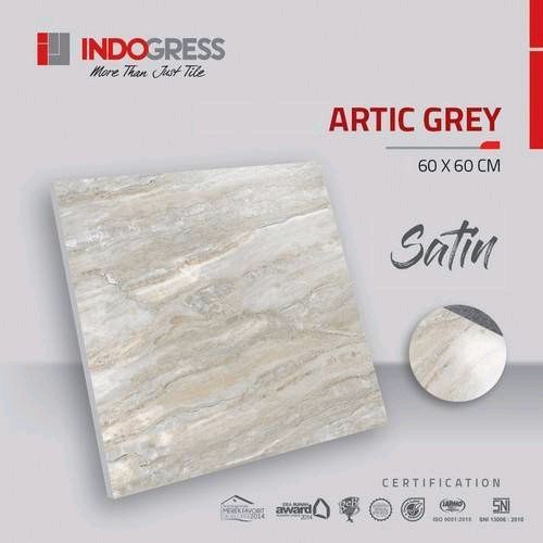 Granit Lantai Dan Dinding 80x80_60x120 Dan 60x60 Artic Grey Glazed Polish | Kilap | Glossy Product I