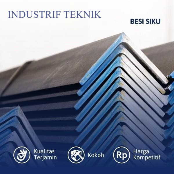 Siku Besi 40 x 40 MM x 4 MM x 6 Meter - | Gci Industrif Teknik
