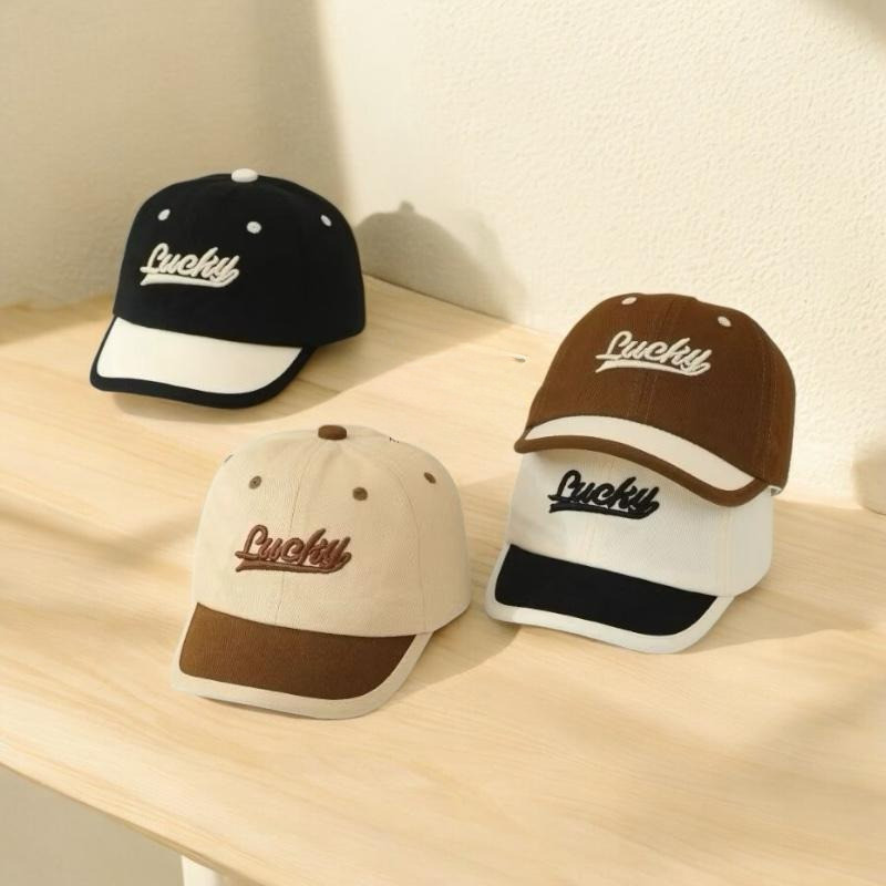 Topi Anak Lucky | Topi Baseball Anak Unisex | Topi Anak Laki Perempuan 1-5 Tahun