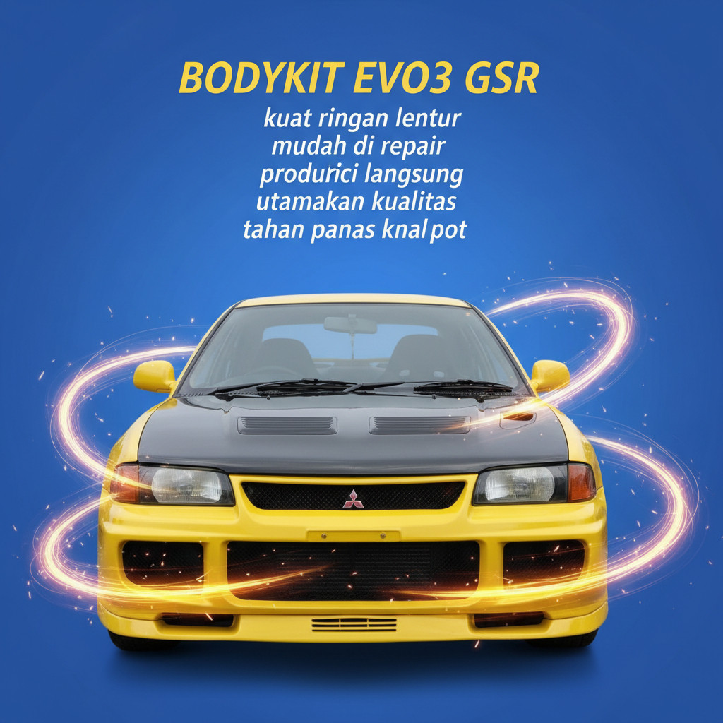 Bodykit LANCER Evo 3 bodikit evo3 GSR BODYKIT MITSUBISHI LANCER 1993 1994 1995