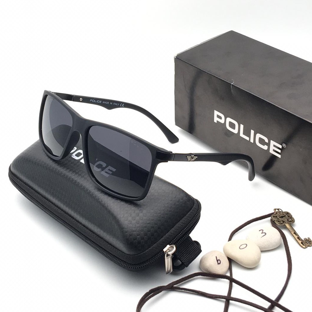 FLASH SALE ,, , , COD Kacamata Hitam Kacamata Fashion Pria - Police A603