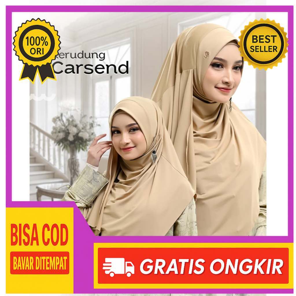 Rabbani ori - Kerudung Carsend | Hijab Instan | Kerudung Instan | Kerudung Dewasa | Kerudung Rabbani
