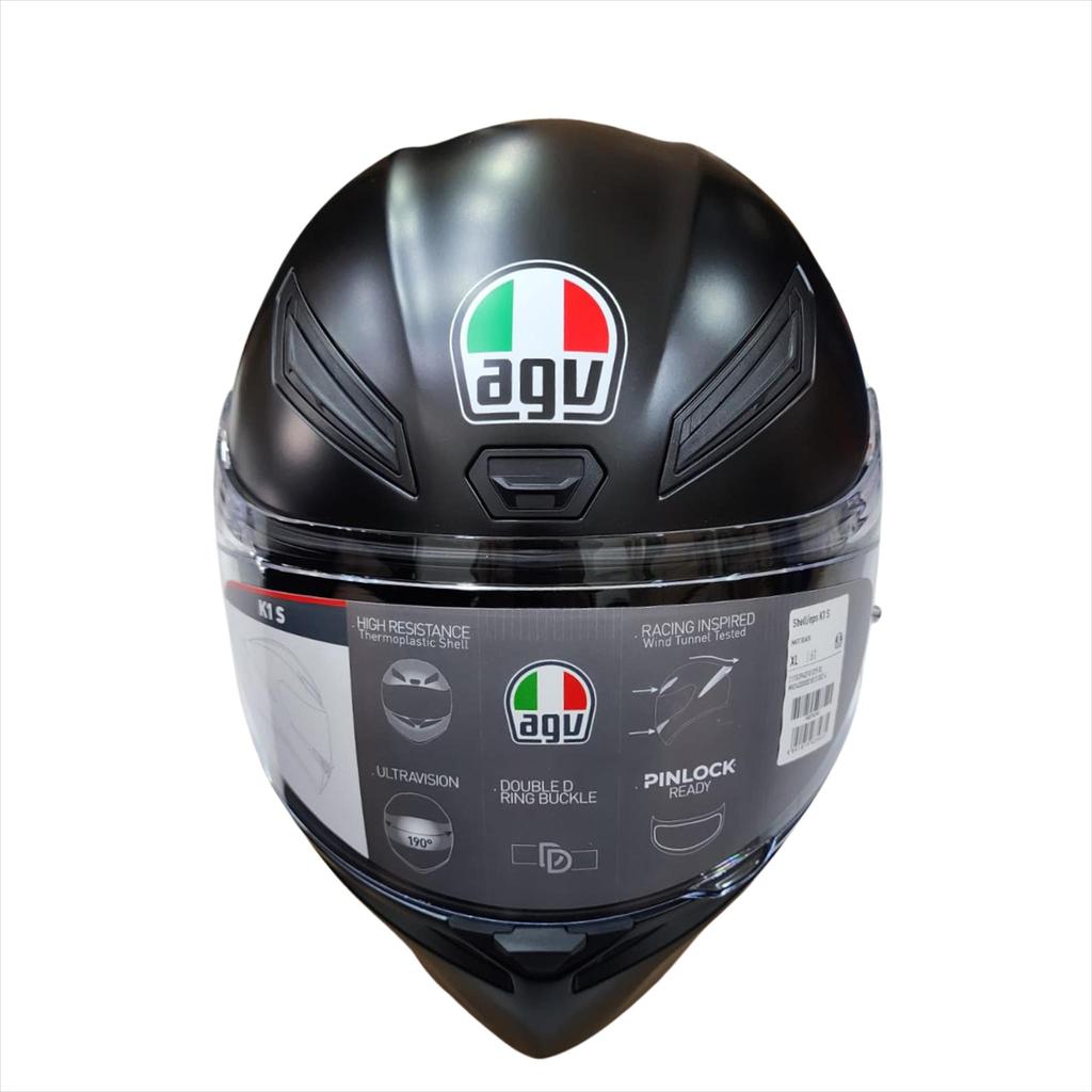 AGV K1S  SOLID MATT BLACK