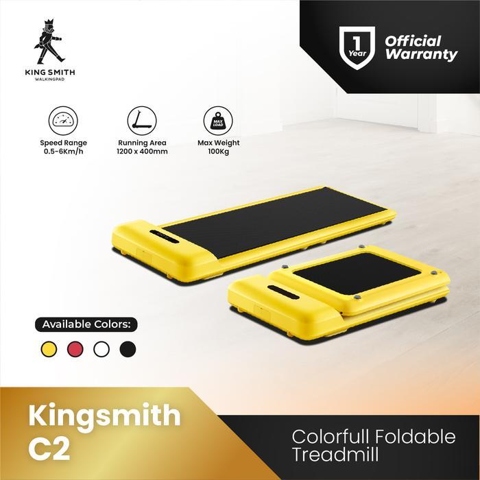 Kingsmith WalkingPad C2 Smart Colorful Foldable Treadmill Max Speed 6 Km/h - Black