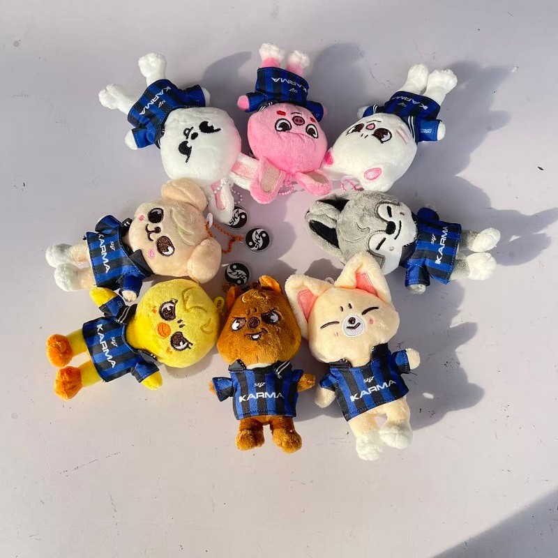 Staykids SKZ Mini Keychain Pent Han Zhicheng Magic School Week FELIX Cartoon Plush Christmas Childre
