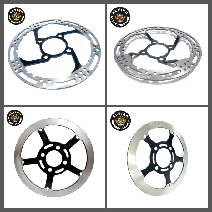 Disc Piringan Cakram Depan Variasi Coak Suzuki Datar / Cekung 220mm Shogun / Smash / Spin / Hayate /