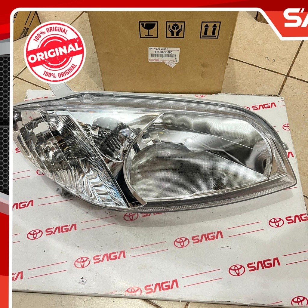 SAGA | Unit Headlamp / Lampu Depan Kanan Vios Gen 1 Original 81130-0D060