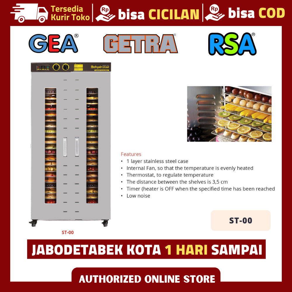 FOOD DEHYDRATOR GETRA ST-00 MESIN PENGERING MAKANAN/BUAH/SAYUR/IKAN