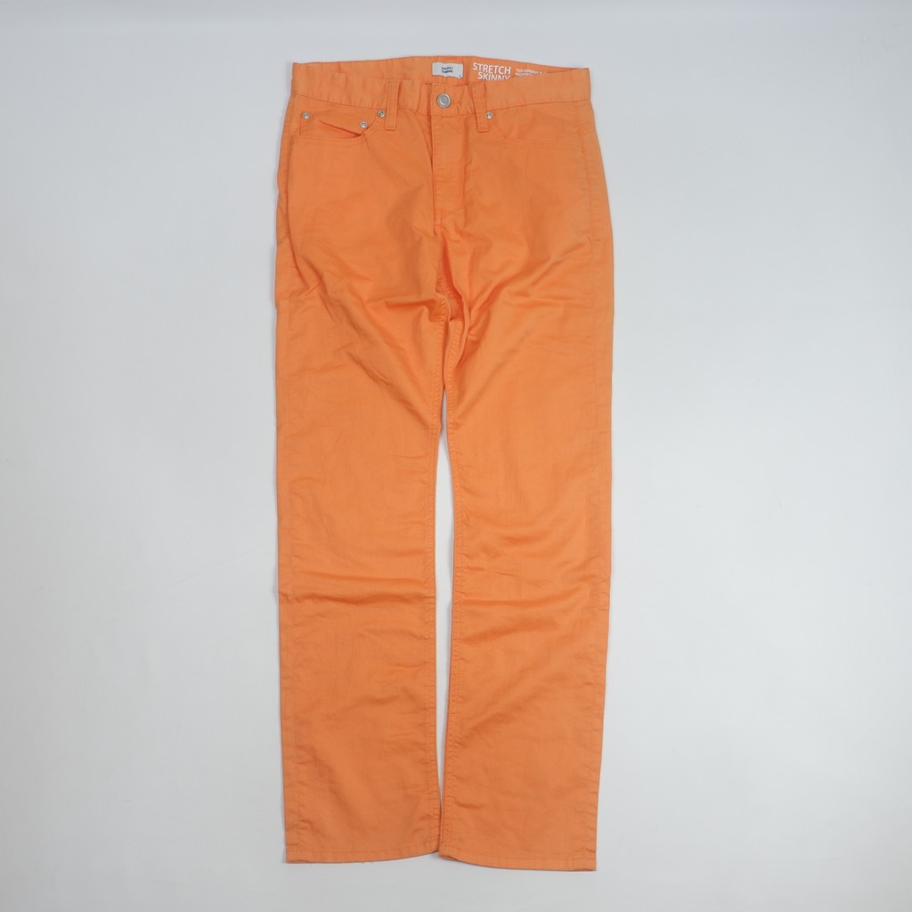 Browny Standard Stretch Skinny Orange Pants Slim Fit Preloved