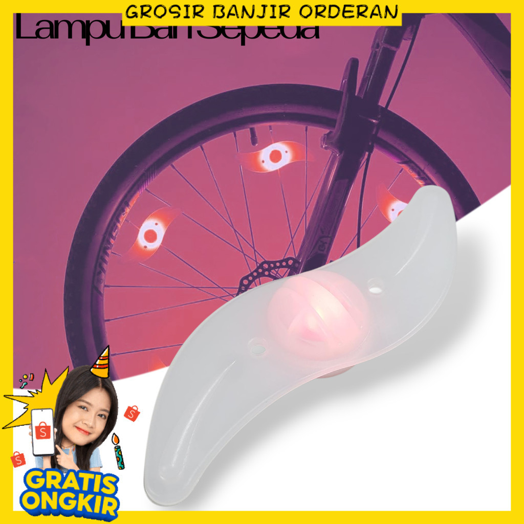 DACHELUN Lampu Velg Ban Sepeda LED Bicycle Wheel Light Waterproof 1PCS - DC-889