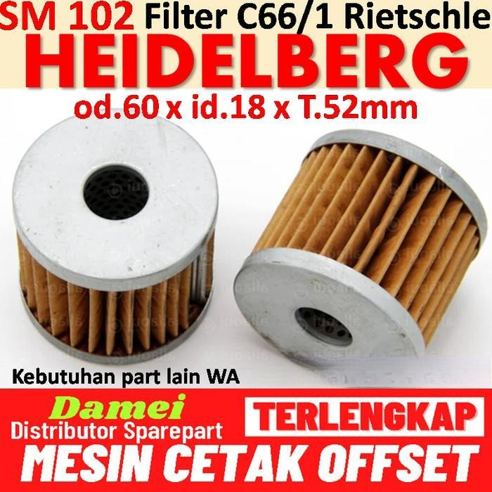 WERIE RIETSCHLE FILTER POMPA VAKUM KOMPRESOR HEIDELBERG SM102 C66/1