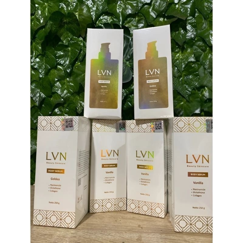 Lvn body serum goldea - vanilla - roman wish original 100% bpom pt.best
