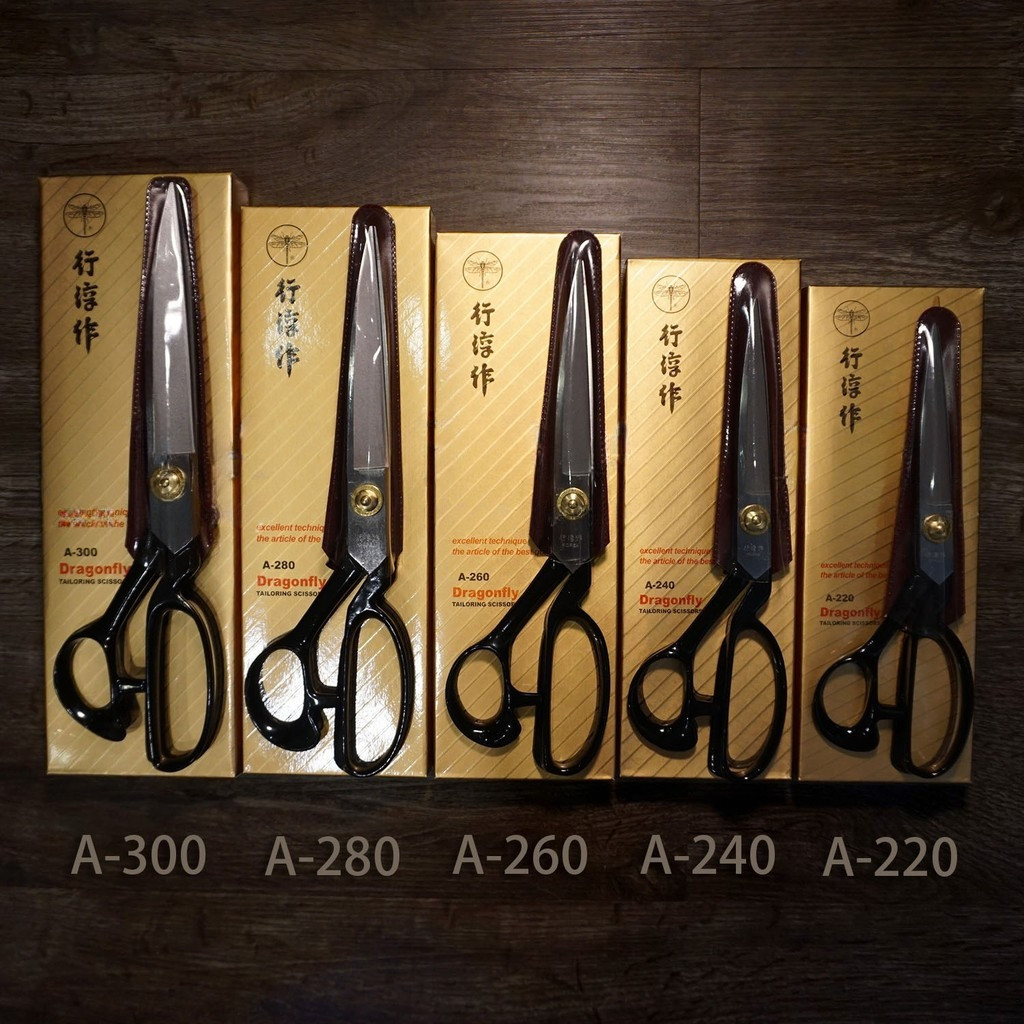 JAGO JAHIT  Gunting Kain Dragonfly A-300 (12") Capung Korea A300 Tailoring Scissor Bahan Tailor Garm