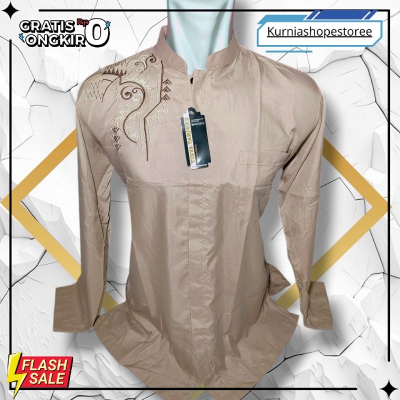 terbaru BAJU KOKO WARNA PANJANG MOTIF BAGUS/TIRTA TANJUNG MURAH BORDIR ASLI/ GROSIR BAJU KOKO MALANG