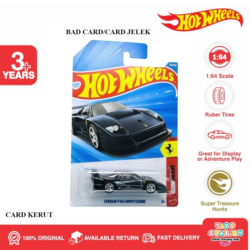 Hot Wheels Super Treasure Hunt Ferrari F40 Competizione THS