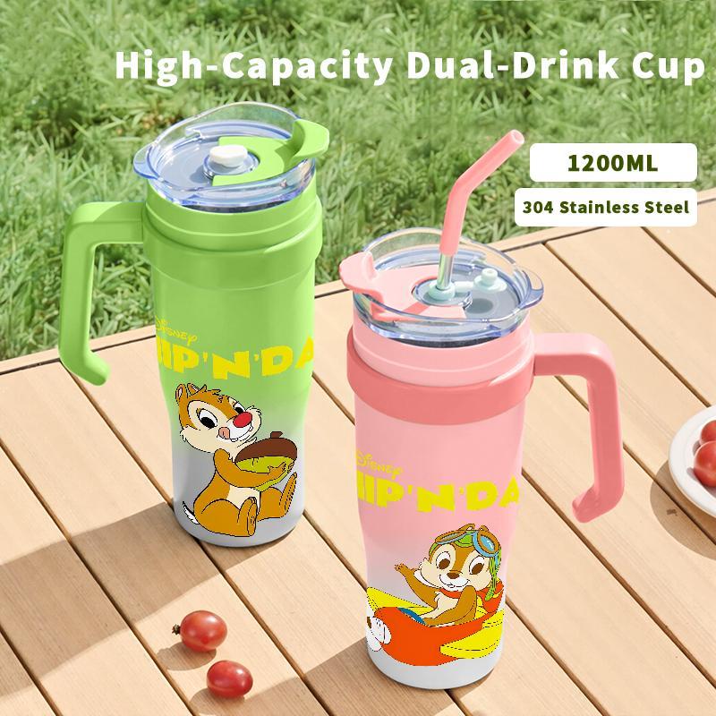 Tumbler Chip'n Dale Rescue Rangers Botol Minum Aesthetic Stainless Steel Tumblr Viral CUP 1200 ML Te