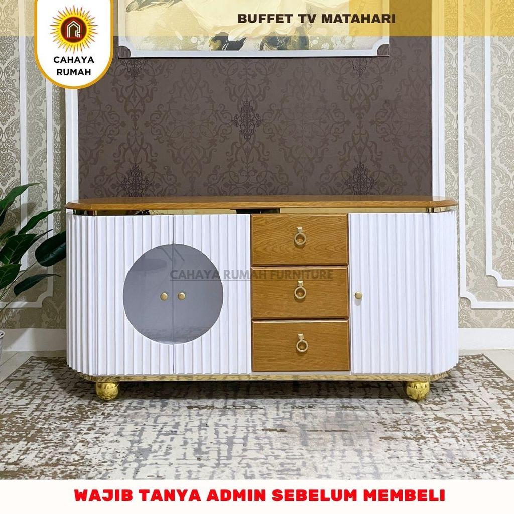 Cahaya Rumah - Buffet Aesthetic Estetik Matahari / Buffet tv / Meja Tv/ Meja Kecil/ Meja Tamu | Bisa