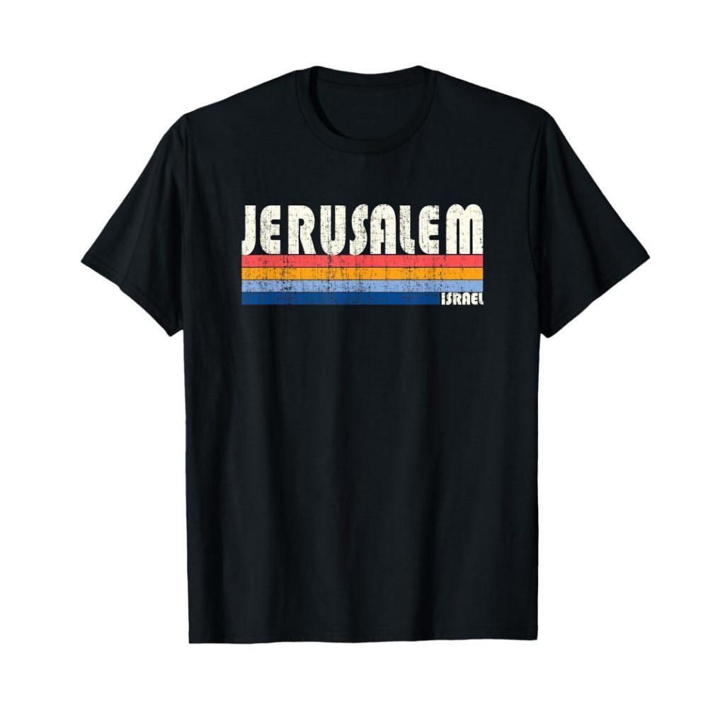 Kaos Oleh-oleh Jerusalem Israel Ziarah Holyland - Baju Jerusalem Israel - Baju Rohani Kristen Katoli