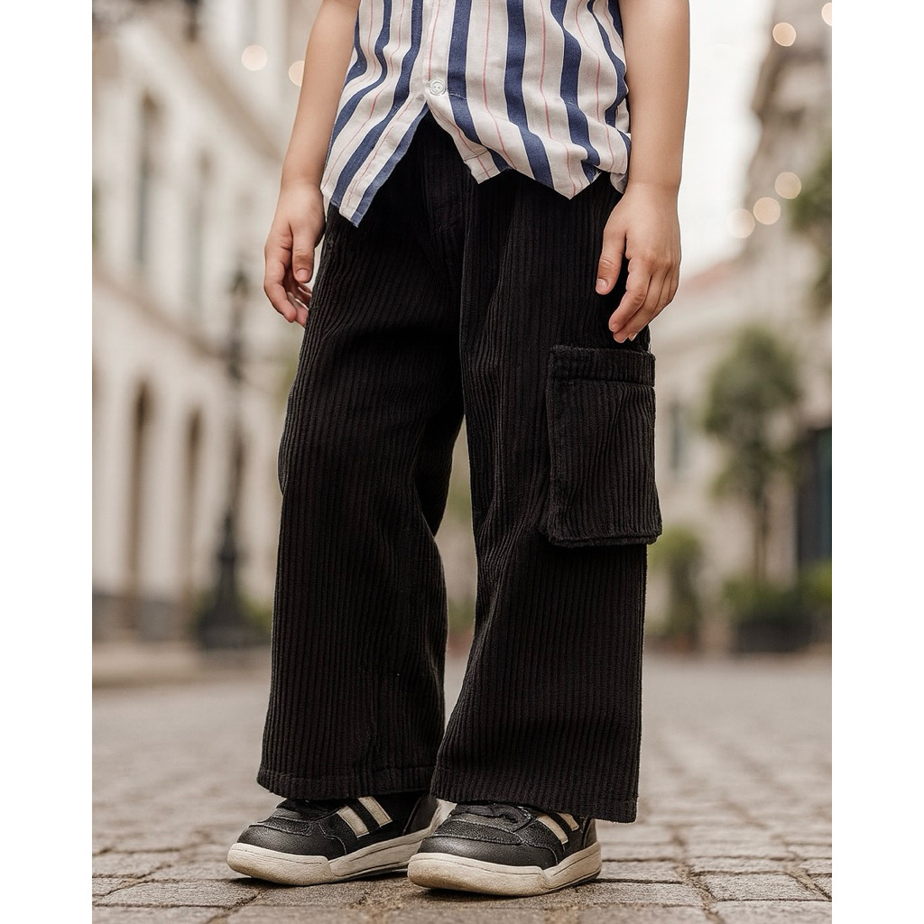 Kikoleya Cargo pants in wash vintage | Celana cargo vintage anak