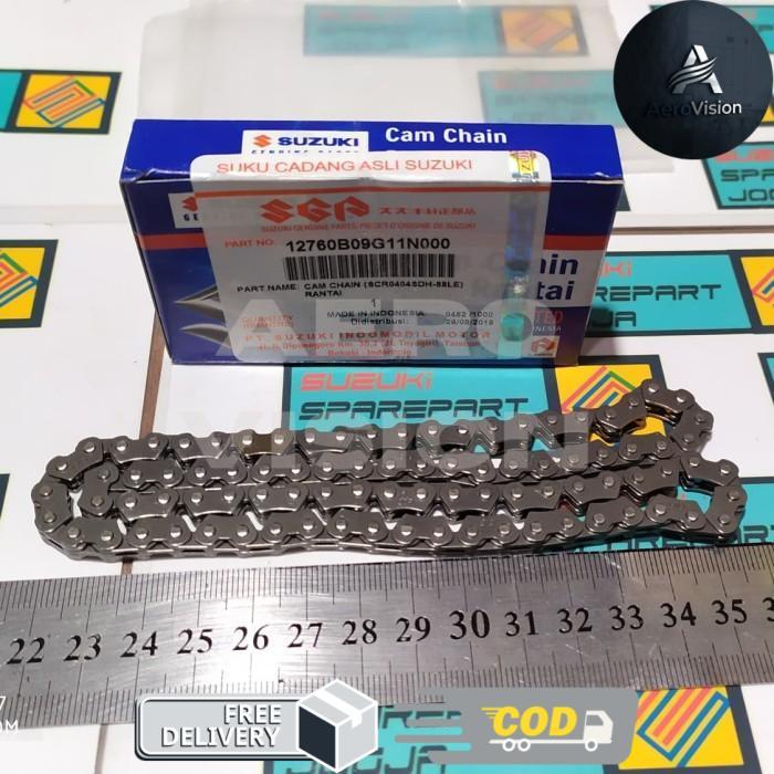 AeroVision- 12760B09G11N000 Cam Chain / Rantai Kamprat Suzuki Smash 110 Ori