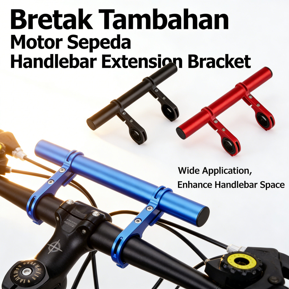 Extension Bracket - Bracket Stang Sepeda motor Handlebar / Tambahan Breket Motor