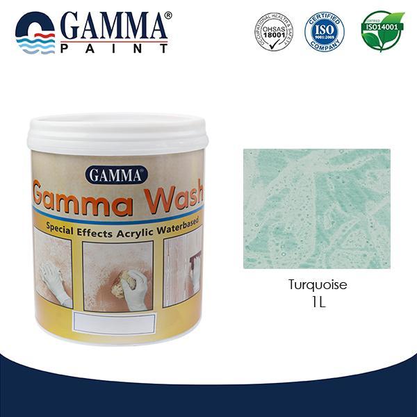 Gamma Wash - TURQOISE - Cat wash Motif Spesial Efek