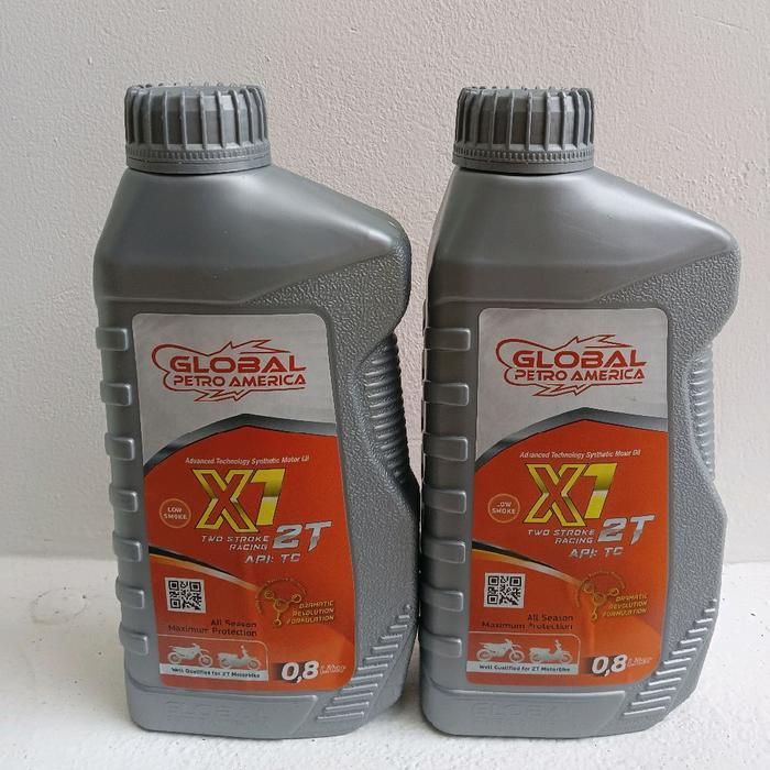 OLI SAMPING GLOBAL PETRO AMERICA X-1 2T LOW SMOKE Oli Samping GPA X-1 2T
